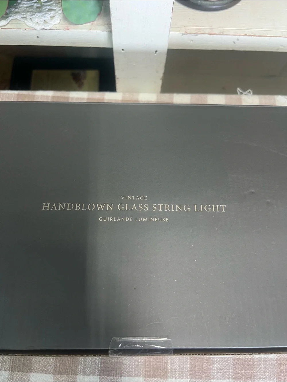 Restoration hardware hand blown glass string lights red